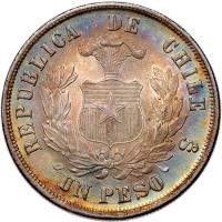 Chile. Peso, 1883-So - 2