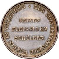 German States: WÃ¼rzburg. Silver Medal, 1856 - 2