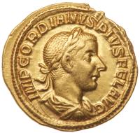 Gordian III. Gold Aureus (4.64 g), AD 238-244