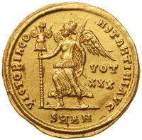 Constantine I, The Great. Gold Solidus (4.43 g), as Augustus, AD 307-337 - 2