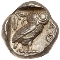 Attica, Athens. Silver Tetradrachm (17.19 g), ca 440-404 BC - 2