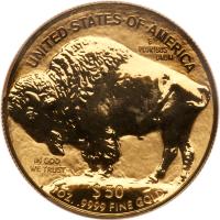 2006-W $50.00 Gold Buffalo 1 oz .9999 Fine Gem Proof - 2