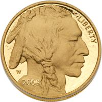 2009-W. Buffalo $50.00 1 oz Gold Gem Proof