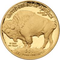 2009-W. Buffalo $50.00 1 oz Gold Gem Proof - 2