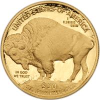 2010-W. Buffalo $50.00 1 oz Gold Gem Proof - 2