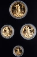 1992. 4-piece American Gold Eagle Proof Set