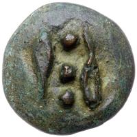 Anonymous. AE Aes Grave Quadrans 43 mm, (27.15 g), ca. 280 BC - 2