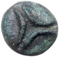 WITHDRAWN - Apulia, Venusia. Aes Grave Teruncius 42 mm, (23.60 g), ca. 215 BC - 2