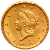 1853 $1 Gold Liberty