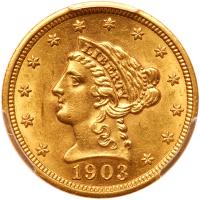 1903 $2.50 Liberty