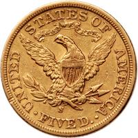 1901/0-S $5 Liberty - 2