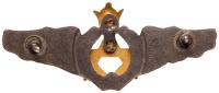 Iran. Pahlavi, Military Hat Decoration for Engineers - 2