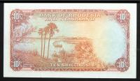 Rhodesia & Nyasaland. British Administration. 1960-61 10 Shillings - 2