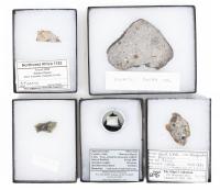 Dhofar Meteorite, Tatahouine Meteorite, and Three Northwest African Meteorites