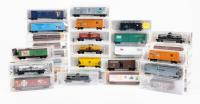 Huge Micro-Trains "N" Scale: Mint, Factory Sealed Trains Including Atchison, Topeka & Santa Fe A/B Unit Locomotive Set + 75 Rail