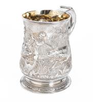 Important George III Sterling Silver Mug by Thomas Whipman and Charles Wright 1759, Production Prior to 1820 in Choice Condition