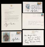 Bush, George W. Collection: One TLS as President, One ALS as Governor of Texas and Three Signed Covers