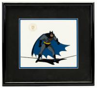 Scarce and Immensely Appealing Genuine Production Cel from BATMAN: THE ANIMATED SERIES Issued 1992 Personal Gift to WB Executive