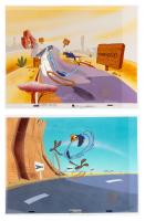 Two Limited Edition Special Collection Cels: Road Runner High Speed Internet Tribute with Road Runner Featured Front and Center