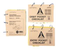 3 Space Shuttle Program Flight Data Files: Ascent Entry Systems Procedures, Entry Pocket Checklist, and Orbit Pocket Checklist