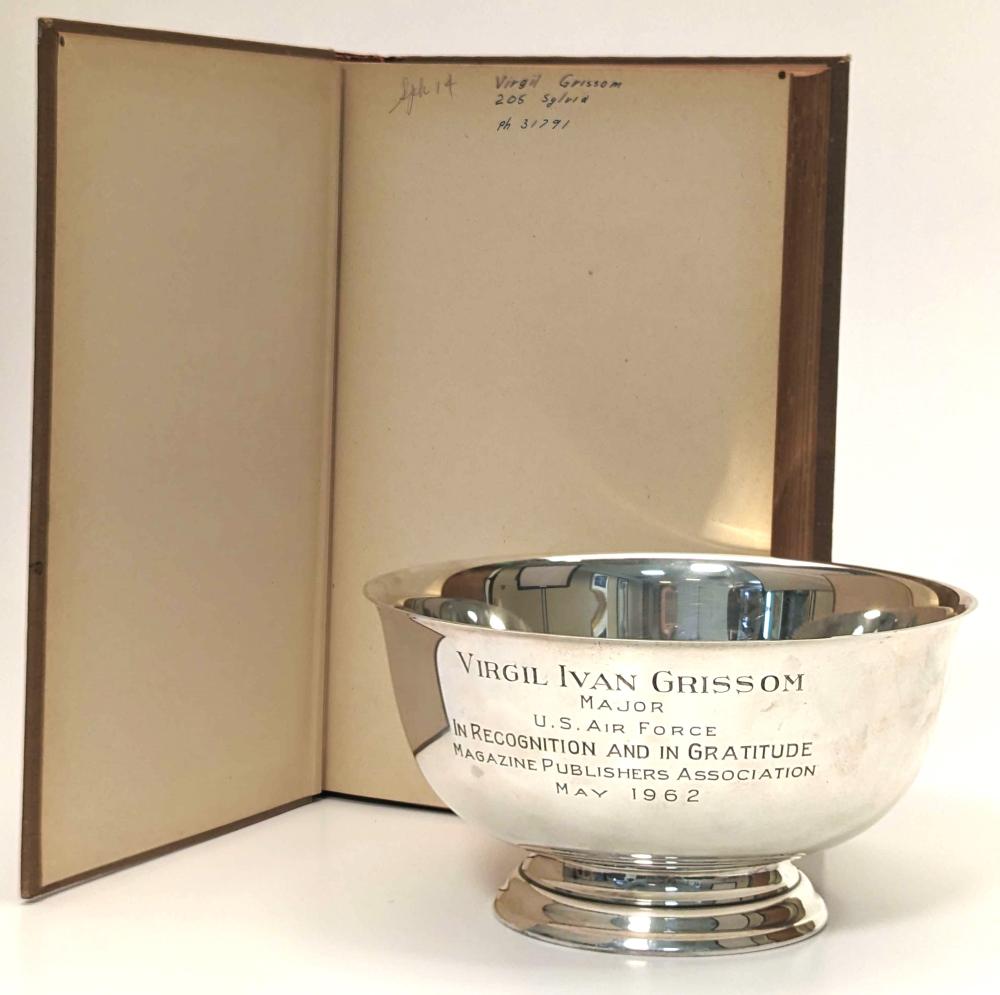 Sterling Silver Bowl Awarded to Virgil Ivan Grissom, May 1962 and ...