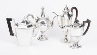 Four Antique Sterling Silver Teapots all in Excellent Pre-Owned Condition