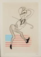 Hirschfeld, Al. "James Cagney" Signed & Numbered Lithograph.