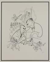 Hirschfeld, Al. "Rodgers and Hammerstein and Their Shows" Signed & Numbered Lithograph.