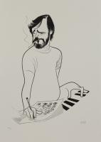 Hirschfeld, Al. "Stephen Sondheim" Signed & Numbered Lithograph.