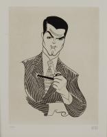 Hirschfeld, Al. "Cary Grant" Signed & Numbered Lithograph.