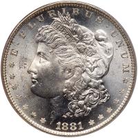 1881-S Morgan $1