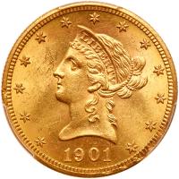 1901-S $10 Liberty - 2