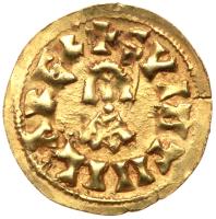 Visigoths in Spain. Suinthila, 621-631 AD. Gold Tremissis (1.45 g) - 2