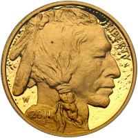 2011-W. Buffalo Gold $50.00 (1 ozt) .9999 fine Gem Proof