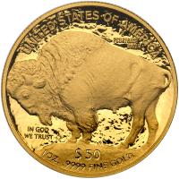 2011-W. Buffalo Gold $50.00 (1 ozt) .9999 fine Gem Proof - 2