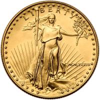 1987 $25.00 (Â½ ozt) American Gold Eagle in Mint State