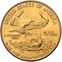 1987 $25.00 (Â½ ozt) American Gold Eagle in Mint State - 2