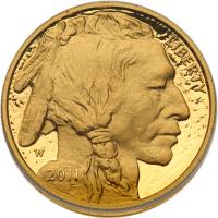 2011-W. Buffalo Gold $50.00 (1 ozt) .9999 fine Gem Proof