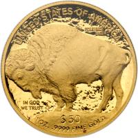 2011-W. Buffalo Gold $50.00 (1 ozt) .9999 fine Gem Proof - 2