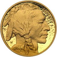 2011-W. Buffalo $50.00 (1 ozt) .9999 fine Gem Proof