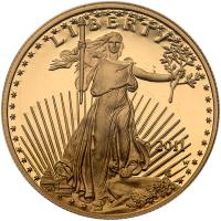 2011-W. American Gold $50.00 (1 ozt) Eagle Gem Proof