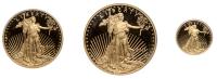 2011-W. 3-piece American Gold Eagle Proof Coins