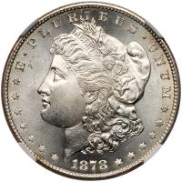 1878-S Morgan $1 NGC MS65