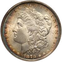 1879 Morgan $1 NGC MS64