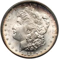 1882-S Morgan $1 NGC MS65