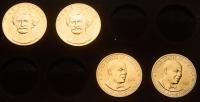 1981-82. 4-piece lot of 1 oz American Arts Series Gold Medals