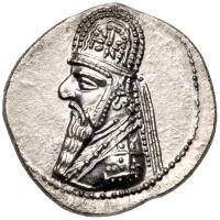 Parthian Kingdom. Mithradates II, Silver Drachm (4.1 g), ca. 121-91