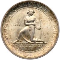 1936-D Cincinnati Music Center Half Dollar - 2