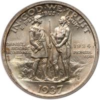 1937-D Boone Half Dollar - 2