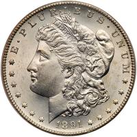 1891-S Morgan $1